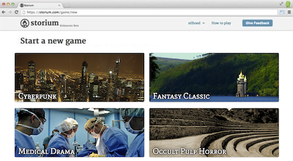 Storium screenshot